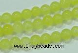 CTG58 15.5 inches 2mm round tiny dyed white jade beads wholesale