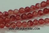 CTG59 15.5 inches 2mm round tiny dyed white jade beads wholesale