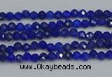 CTG649 15.5 inches 2mm faceted round lapis lazuli gemstone beads