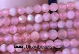 CTG715 15.5 inches 2mm faceted round tiny rhodochrosite beads