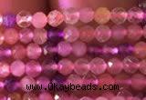 CTG740 15.5 inches 2mm faceted round tiny mixed quartz beads