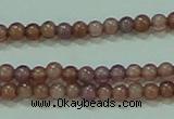 CTG89 15.5 inches 1.5mm round grade B tiny garnet beads wholesale