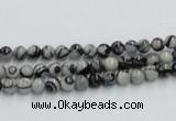 CTJ01 16 inches 4mm round black water jasper beads wholesale