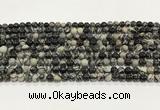 CTJ410 15.5 inches 4mm round black water jasper gemstone beads wholesale