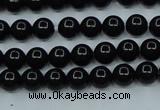 CTK01 15.5 inches 4mm round tektite gemstone beads wholesale