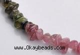 CTO03 15.5 inches 4*7mm freeform natural tourmaline chips beads