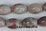 CTO217 15.5 inches 13*18mm rice pink tourmaline gemstone beads