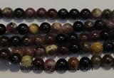 CTO399 15.5 inches 5mm round natural tourmaline gemstone beads