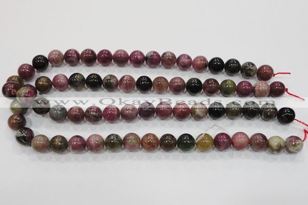 CTO65 15.5 inches 10mm round natural tourmaline gemstone beads