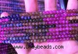 CTO665 15.5 inches 4mm round natural tourmaline gemstone beads