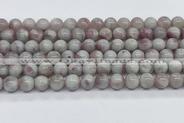 CTO692 15.5 inches 8mm round pink tourmaline gemstone beads