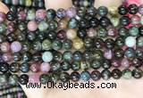 CTO696 15.5 inches 6mm round tourmaline gemstone beads