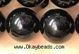 CTO704 15.5 inches 12mm round black tourmaline beads wholesale