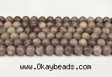 CTO721 15.5 inches 8mm round Chinese tourmaline beads