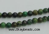 CTP02 15.5 inches 6mm round yellow green pine gemstone beads wholesale