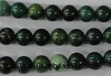 CTP202 15.5 inches 8mm round yellow pine turquoise beads wholesale