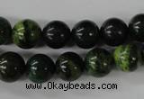 CTP203 15.5 inches 10mm round yellow pine turquoise beads wholesale