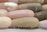 CTR150 15.5 inches 6*16mm teardrop natural pink opal beads