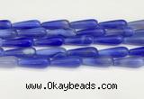 CTR426 15.5 inches 10*30mm teardrop agate beads wholesale