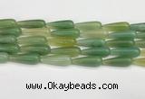 CTR431 15.5 inches 10*30mm teardrop agate beads wholesale