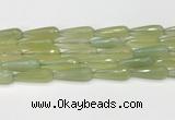 CTR459 15.5 inches 10*30mm faceted teardrop agate beads wholesale