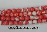 CTU1000 15.5 inches 4mm round synthetic turquoise beads wholesale