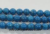 CTU1622 15.5 inches 8mm round synthetic turquoise beads