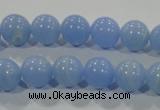 CTU1734 15.5 inches 10mm round synthetic turquoise beads