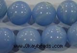 CTU1739 15.5 inches 20mm round synthetic turquoise beads