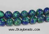 CTU1813 15.5 inches 8mm round synthetic turquoise beads