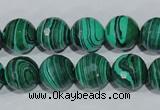 CTU1825 15.5 inches 12mm faceted round synthetic turquoise beads