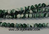 CTU2040 15.5 inches 4mm round synthetic turquoise beads