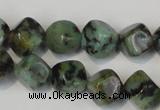 CTU2461 15.5 inches 6*6mm cube African turquoise beads wholesale