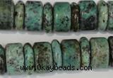 CTU2470 15.5 inches 5*16mm & 10*16mm rondelle African turquoise beads