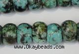 CTU2471 15.5 inches 10*14mm rondelle African turquoise beads wholesale