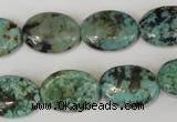 CTU2476 15.5 inches 13*18mm oval African turquoise beads wholesale