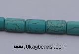 CTU25 15.5 inches 18*25mm rectangle blue turquoise beads Wholesale