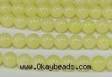 CTU2515 15.5 inches 4mm round synthetic turquoise beads