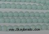 CTU2564 15.5 inches 6mm round synthetic turquoise beads