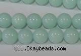 CTU2566 15.5 inches 10mm round synthetic turquoise beads