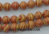 CTU286 16 inches 8mm round imitation turquoise beads wholesale