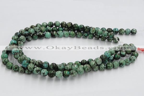 CTU400 15.5 inches 10mm round African turquoise beads wholesale