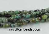 CTU406 15.5 inches 4*6mm rice African turquoise beads wholesale