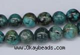 CTU428 15.5 inches 10mm round African turquoise beads wholesale