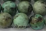 CTU578 15.5 inches 10mm round african turquoise beads wholesale