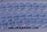 CTZ01 15.5 inches 4mm round natural topaz gemstone beads