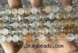 CTZ12 15.5 inches 8mm round natural topaz gemstone beads