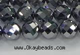 CTZ612 15.5 inches 8mm faceted round terahertz beads wholesale