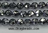 CTZ630 15.5 inches 4mm faceted nuggets terahertz beads wholesale