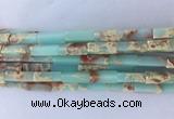 CUBS08 15 inches 4*13mm cuboid synthetic sea sediment jasper beads